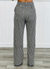 Black & Tan Striped Straight Jeans (Reg.)