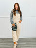 Oat Corduroy Barrel Overalls (Reg.)