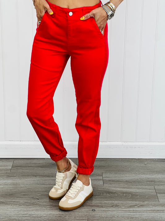 Risen Partial To Scarlet Joggers (Reg & Plus)
