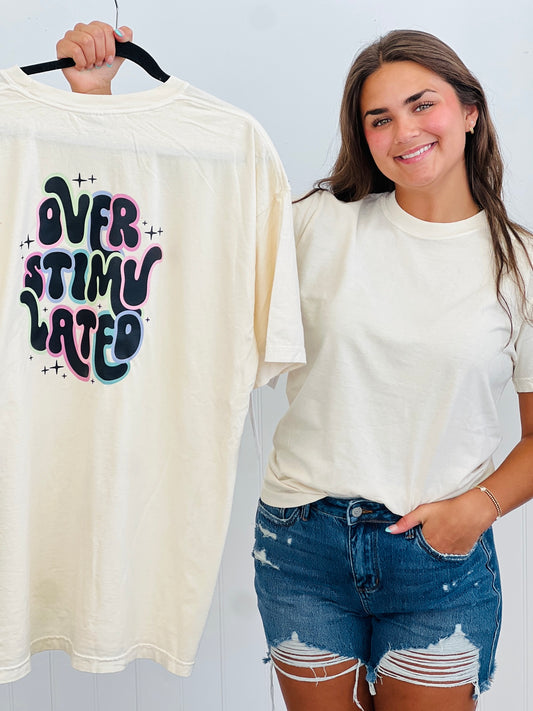 Overstimulated Graphic Tee (Reg. and Plus)