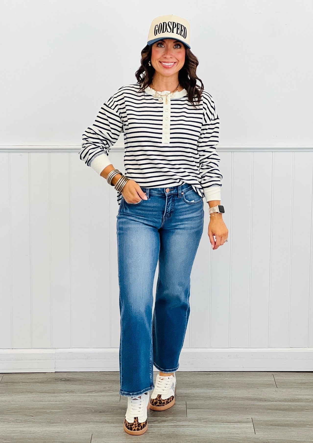 Risen Into The Dark Tummy Control Cropped Jeans (Reg & Plus)