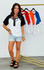 Sporty Game Day Top (Reg & Plus) - 4 Colors