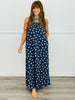 Midnight Polka Dot Maxi Dress (Reg.)