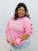 Pink Feeling Festive Sweatshirt (Reg. and Plus)