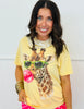 Pop Star Giraffe Graphic Tee (Reg. and Plus)