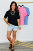 Rhinestone Embellished Tee (Reg & Plus) - 3 Colors
