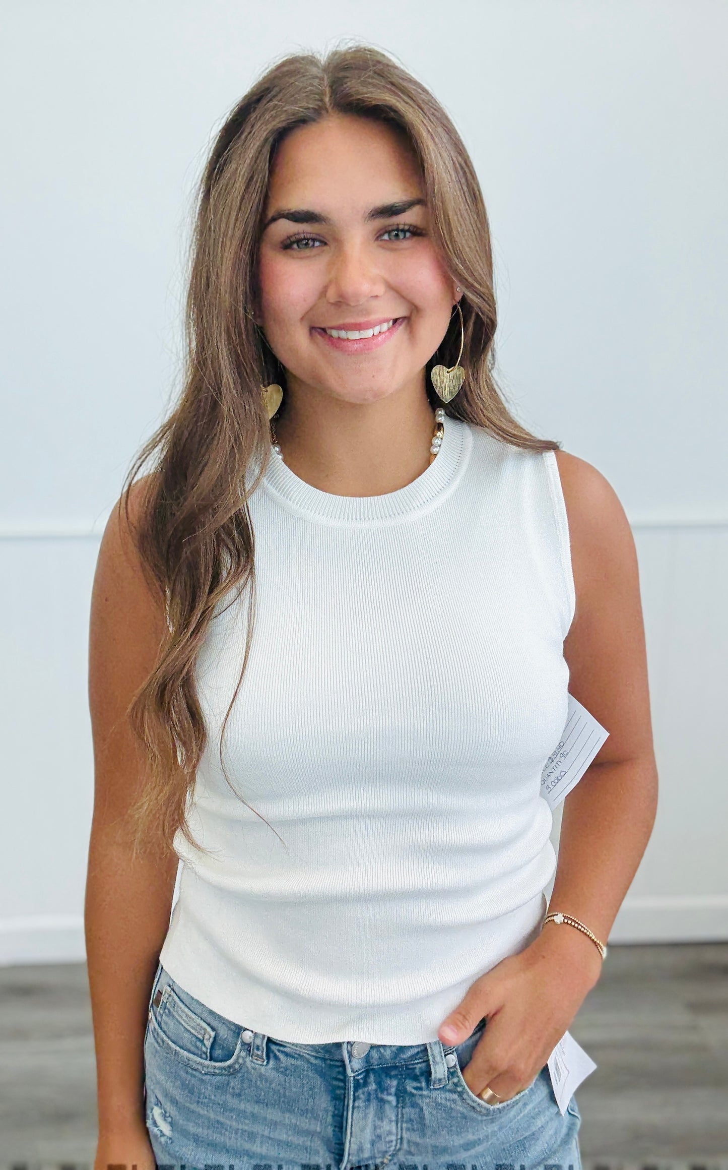 Classic Knit Sleeveless Top (Reg.)-3 Colors