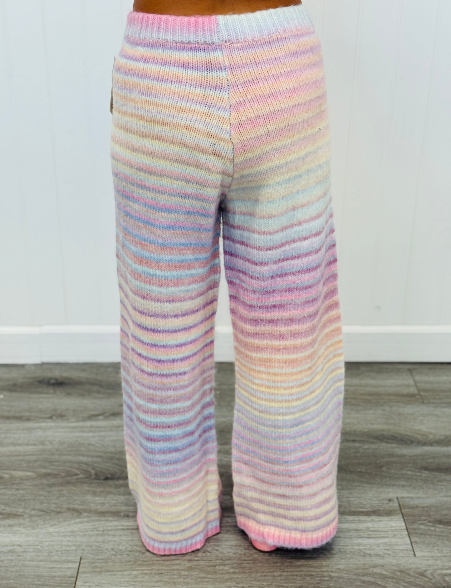 Cotton Candy Wide Leg Knit Pants (Reg.)