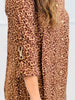 Leopard Button Down Mini Dress (Reg. and Plus)