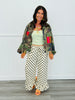 Cream/Black Ruffled Hem Polka Dot Pants (Reg.)