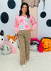 Pink Candy Skull Long Sleeve Top (Reg. and Plus)