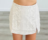 Ivory Multi Snake Print Mini Skort (Reg.)
