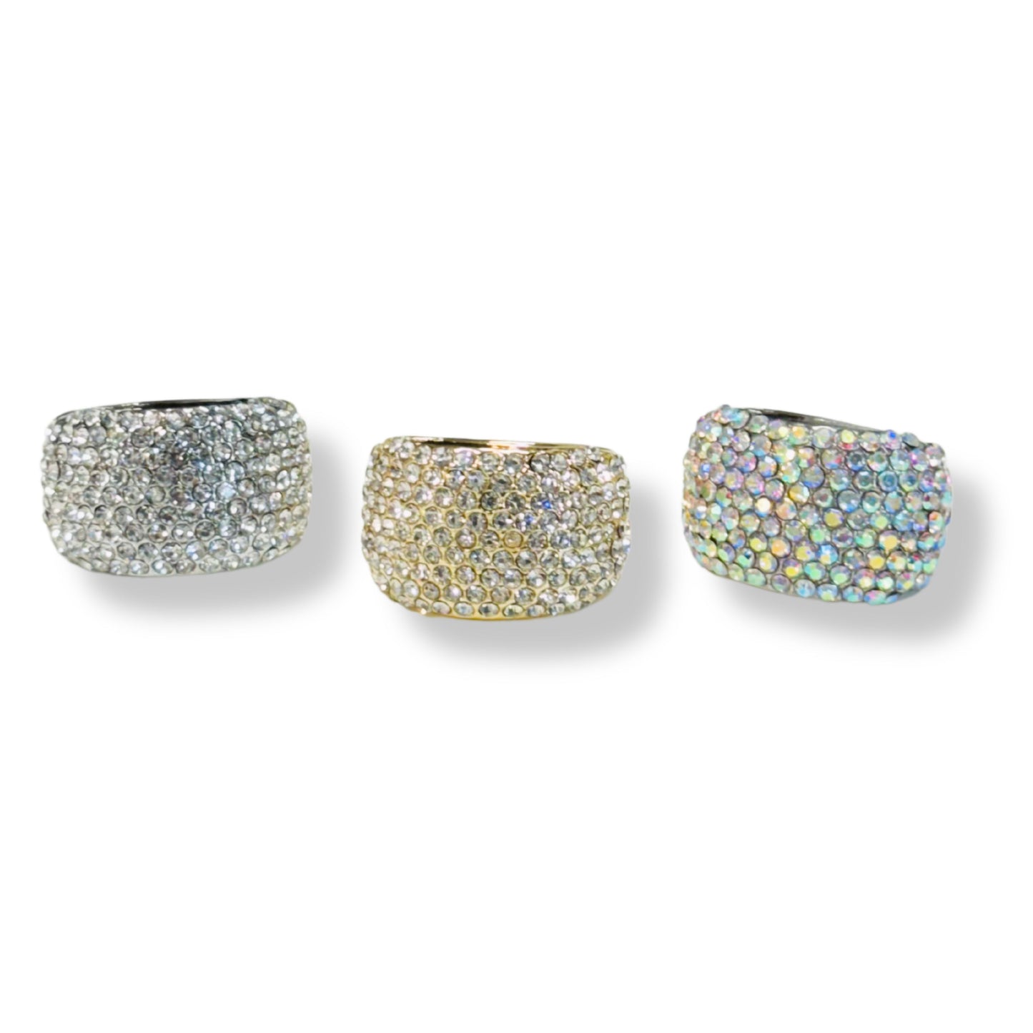 Crystal Bling Stretch Ring - 3 Colors!