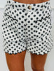 Off White Polka Dot Shorts (Reg.)