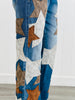 Oli & Hali Washed Denim Star Patch Jeans (Reg.)