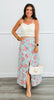 Off White Lace Scalloped Trim Bralette Cami Top (OS)