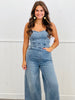 Denim Blue Strapless Jumpsuit (Reg.)