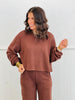 Brushed Knit Top & Sweat Pant Set (Reg.)