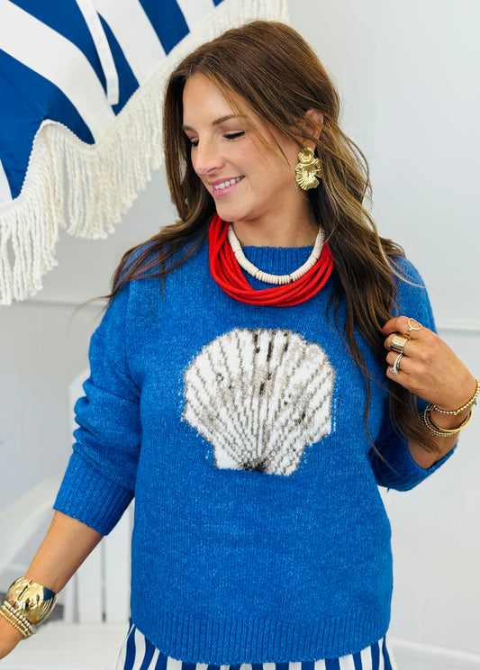 Royal Seashell Knit Sweater Top (Reg.)
