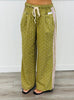Olive Polka Dot Jogger Pants (Reg.)