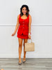 Scarlet Twofer Sleeveless Romper (Reg.)
