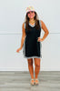 Black Sideline Tunic Biker Set (Reg. and Plus)