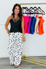 Scallop Trim Satin Cami Top (Reg.) - 6 Colors