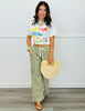 White Food For Thought Top (Reg. and Plus)
