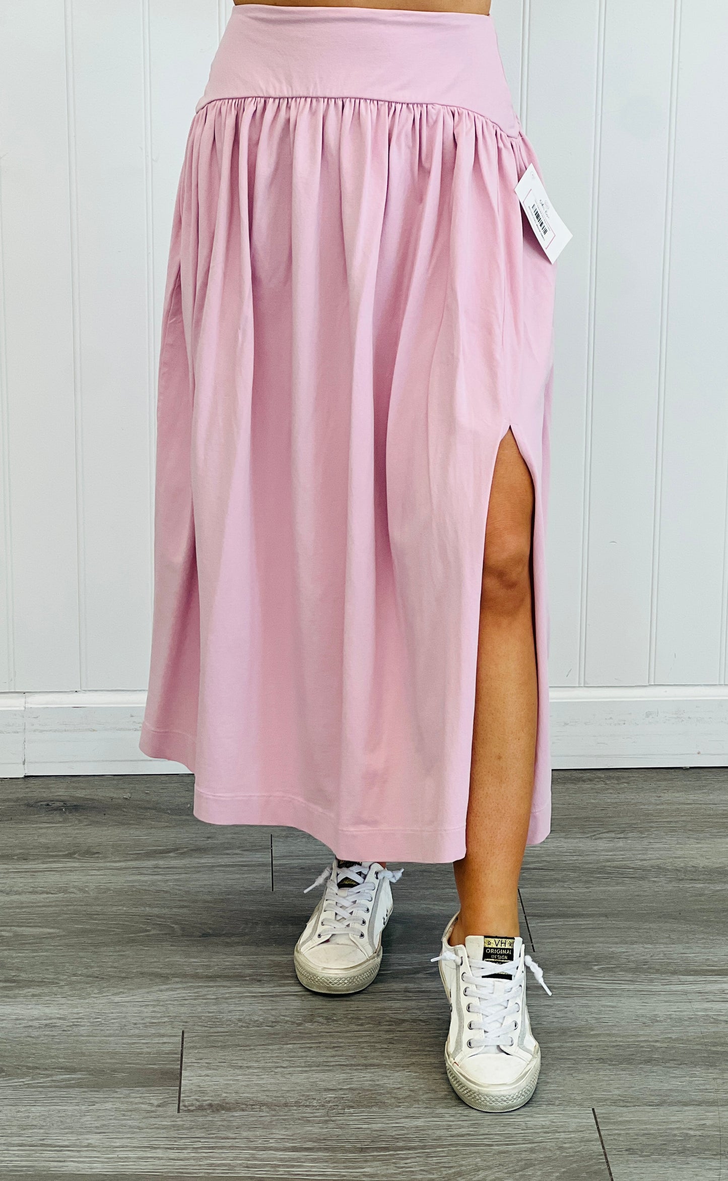 Curve Appeal Midi Skirt (Reg.)-2 Colors