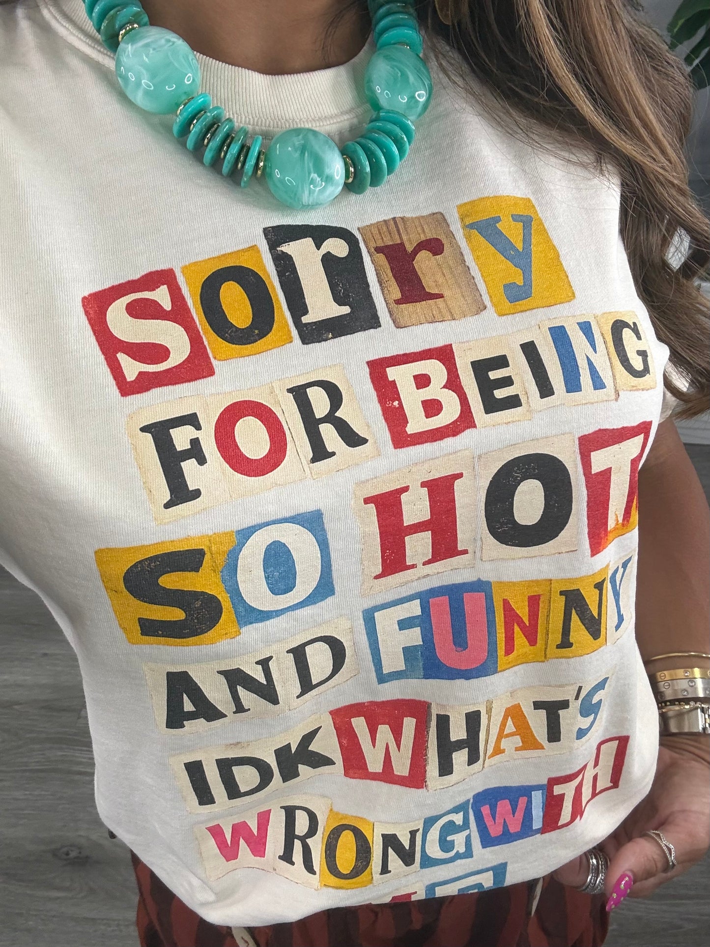 Too Hot to Handle Graphic Tee (Reg. and Plus)