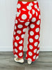 Red Beauty Big Polka Dot Trouser Pants (Reg.)