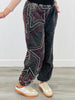 Oli & Hali Black Star Applique Jogger Pants (Reg.)
