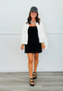 White Zip Up Sweatshirt Jacket Top (Reg.)