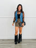 Denim Button Up Vest Top (Reg & Plus)-2 Colors