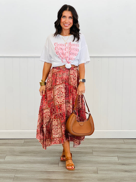 Good Times Heart Graphic Tee (Reg.)