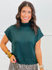 Mock Neck Pullover Top (Reg & Plus)-3 Colors