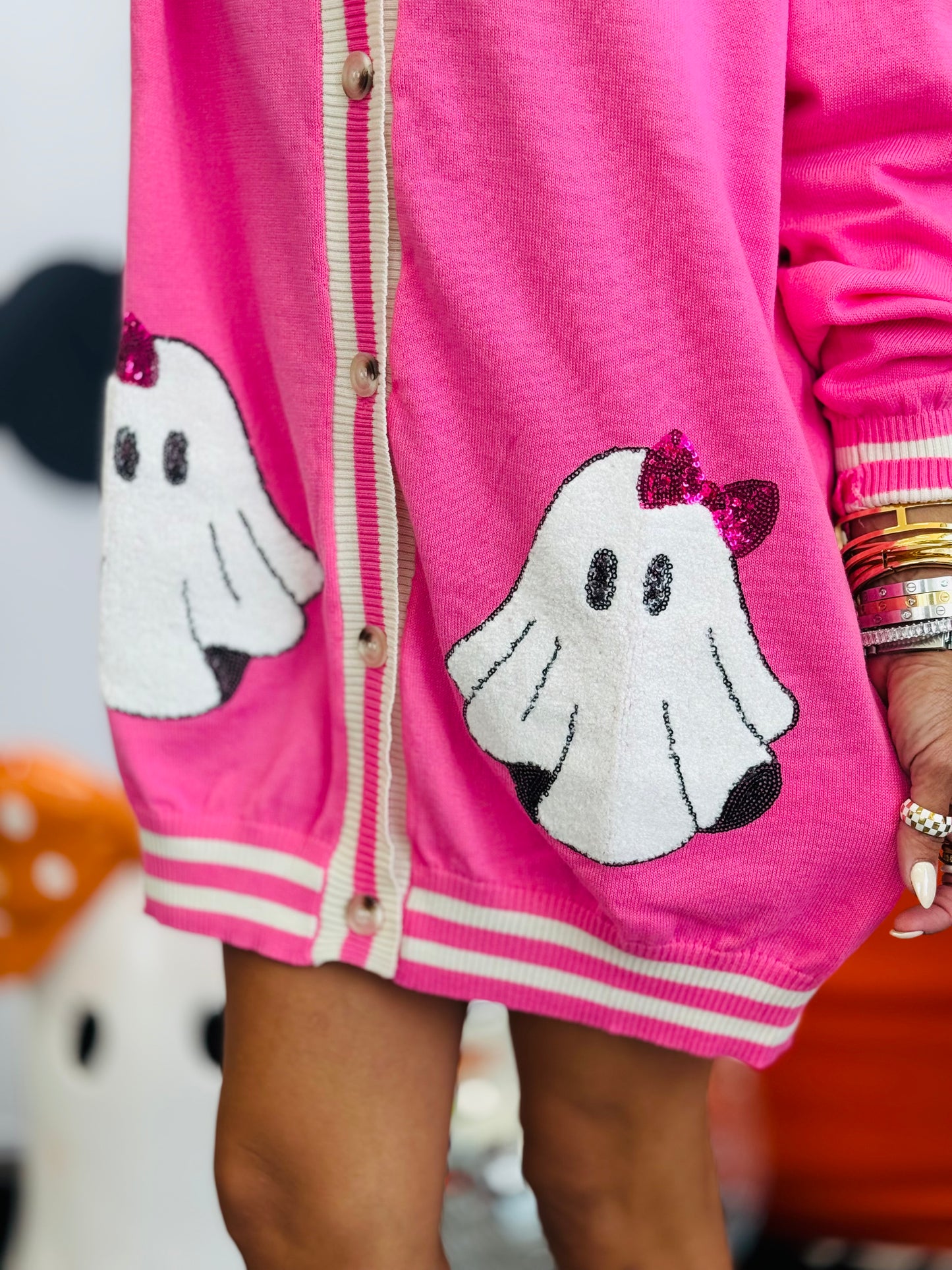 Gigi The Ghost Cardigan (Reg. and Plus)