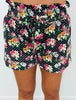 Daisy Polka Dot Runway Paperbag Shorts (Reg. and Plus)