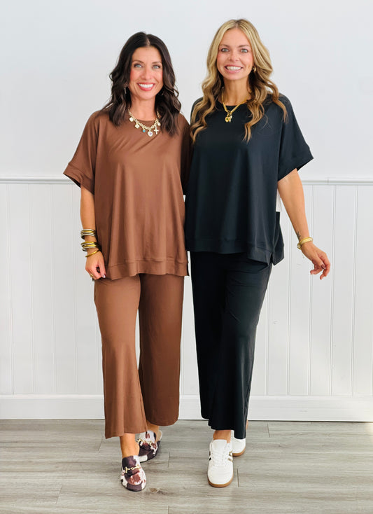 Cozy Peach Skin Pants (Reg. and Plus) - 2 Colors