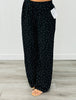 Black White Dot Wide Leg Pants (Reg.)