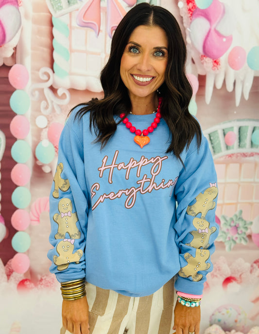 Happy Everything Gingerbread Sweatshirt (Reg. and Plus)