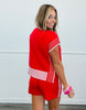 Red Beauty Coastal Club Top & Shorts Set (Reg.)