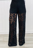 Black Lace Trousers (Reg.)