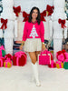 Hot Pink Sequin Christmas Tree Sweatshirt (Reg. and Plus)