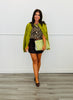 Leopard Print Puff Sleeve Top (Reg. and Plus)