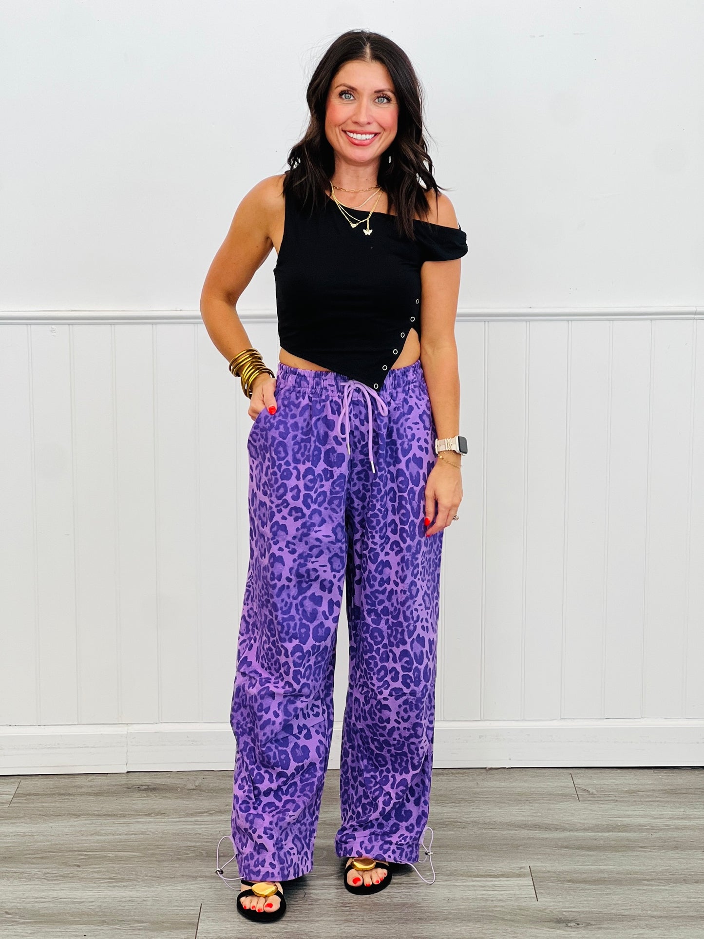 Color Me Leopard Jogger Pants (Reg & Plus)-3 Colors