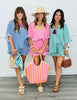 Flowy Striped Top (Reg & Plus)-3 Colors