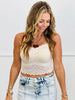 Lace Scalloped Trim Bralette Cami Top (OS) - 2 Colors