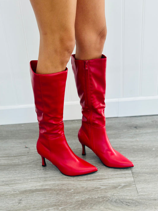 Red Feeling Fine Boots