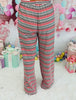Pink/Red Multi Striped Pocket Pants (Reg.)